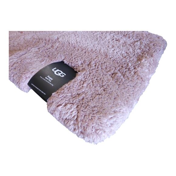 NEW UGG Poppy Plush Bath Rug in Dried Rose [Pink] (Size: 17" x 24") - Picture 3 of 7